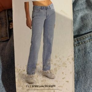 Abrand ‘99 low straight jeans